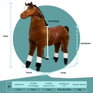 Animal-Riding Pferd Amadeus Large