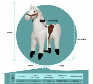 Animal Riding Pferd Snowy small