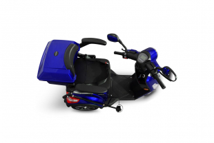 Rolektro E-Trike 25 V.2 Blei-Gel, Blau, 25 km/h, 1000 Watt