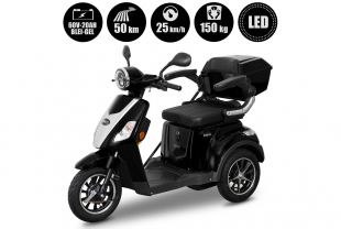 Rolektro E-Trike 25 V.2 Blei-Gel, Schwarz, 25 km/h
