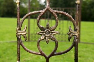 Luxus Pavillon Romantik rund 350 cm , bronze