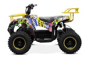 Kinderquad Torino Cross Eco Graffiti mini Quad 1000W 36V 6 Zoll