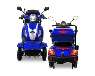Rolektro E-Quad 25 V.3 Lithium, Blau, 1000 Watt