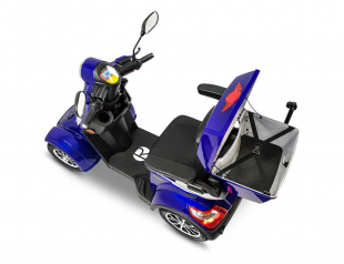 Rolektro E-Quad 25 V.3 Lithium, Blau, 1000 Watt