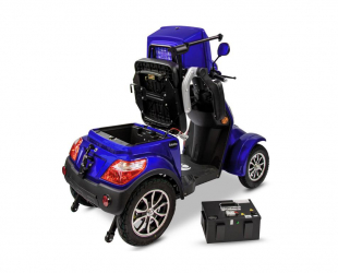 Rolektro E-Quad 25 V.3 Lithium, Blau, 1000 Watt