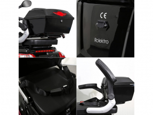 Rolektro E-Quad 25 V.2, Schwarz, Bleigel, 1000 Watt