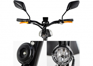 Rolektro E-Joy 20 Blei-Gel, Schwarz, 20 km/h