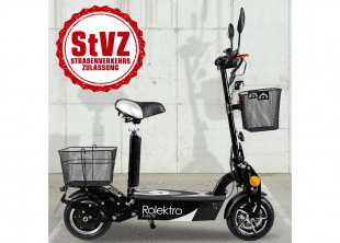 Rolektro E-Joy 20 Blei-Gel, Schwarz, 20 km/h