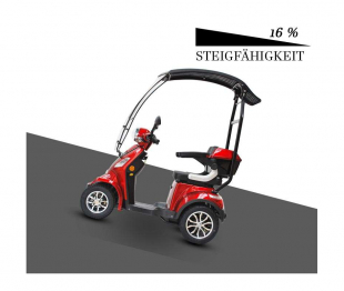 ECO ENGEL 510 Rot, 25 km/h mit Dach, 4 Rder
