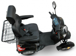 Elektromobil 4 Rder ECO ENGEL 520 schwarz, Blei-Akku, 500 Watt, 25 km/h