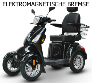 Elektromobil 4 Rder ECO ENGEL 520 schwarz, Blei-Akku, 500 Watt, 25 km/h