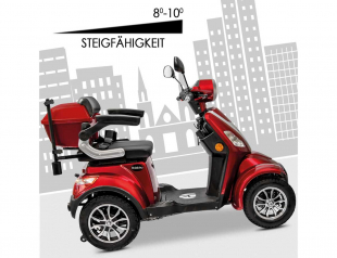 Rolektro E-Quad 25 V.3 Lithium Akku, Rot 1000 Watt