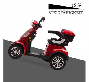 ECO ENGEL 510 Rot, 25 km/h 20 Ah Li-Io Akku Herausnehmbar