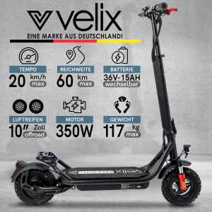Velix E-Kick 20 Pro E-Scooter - Elektroroller nach eKFV