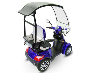 ECO ENGEL 510 Blau, 25 km/h mit Dach, 4 Rder