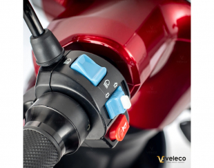 VELECO ZT15 Seniorenmobil 3-Rad 900W, 12 Km/h Rot