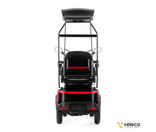 Veleco GRAVIS Seniorenmobil mit Dach, 12 km/h, 1000W Schwarz