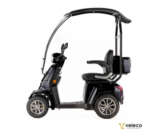 Veleco GRAVIS Seniorenmobil mit Dach, 12 km/h, 1000W Schwarz