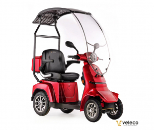 Veleco GRAVIS Seniorenmobil mit Dach, 12 km/h, 1000W Rot