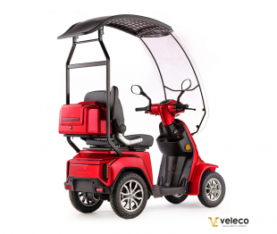 Veleco GRAVIS Seniorenmobil mit Dach, 12 km/h, 1000W Rot