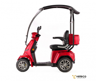 Veleco GRAVIS Seniorenmobil mit Dach, 12 km/h, 1000W Rot