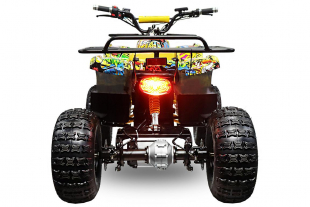 NITRO MOTORS 1000W Eco midi Kinder Quad Toronto 8 Zoll Graffiti