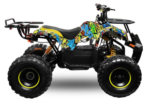 NITRO MOTORS 1000W Eco midi Kinder Quad Toronto 8 Zoll Graffiti