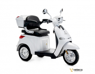 VELECO CRISTAL Elektromobil 12 km/h, Wei