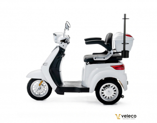 VELECO CRISTAL Elektromobil 12 km/h, Wei