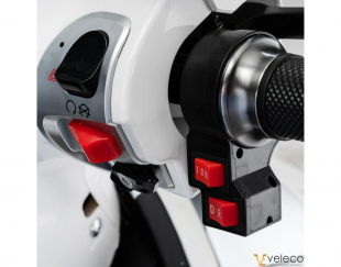 VELECO CRISTAL Elektromobil 12 km/h, Wei