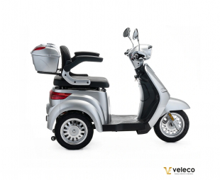 VELECO CRISTAL Elektromobil 12 km/h, Silber