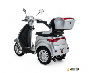 VELECO CRISTAL Elektromobil 12 km/h, Silber