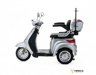 VELECO CRISTAL Elektromobil 12 km/h, Silber