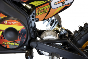 NITRO MOTORS 1500W 48V Eco midi Kinder Dirtbike Tiger DLX 14 Zoll