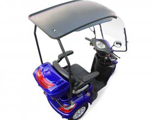 ECO ENGEL 501 Blau mit Dach, 1000 Watt, 25 km/h, Seniorenmobil