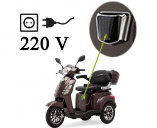 ECO ENGEL 500 Braun, 1000 Watt, 25 km/h, Elektromobil