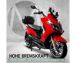 Maximus, E-Scooter MX2, 45 km/h, 2x Lithium Akkus, 3000 Watt