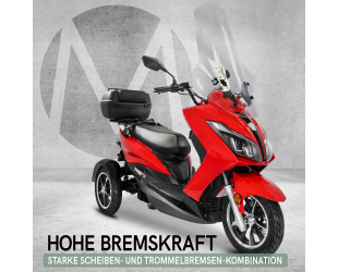 Elektroroller Maximus, 3-Rad E-Mobil MX3-25 km/h, Lithium Akku