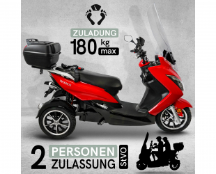 Elektroroller Maximus, 3-Rad E-Mobil MX3-25 km/h, Lithium Akku