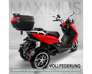 Elektroroller Maximus, 3-Rad E-Mobil MX3-25 km/h, Lithium Akku