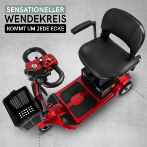 Rolektro, E-Trike 6, Rot, 24V-20Ah Bleigel Akku, 300W faltbar