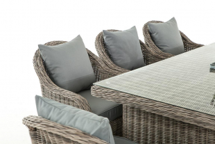 Sitzgruppe Lavello XL 5mm grau-meliert