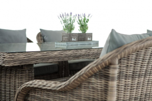 Sitzgruppe Lavello XL 5mm grau-meliert