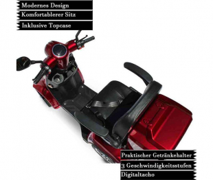 ECO ENGEL 510 V.2 Rot, 25 km/h, 20 Ah Li-Io Akku