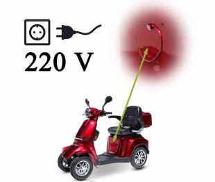 ECO ENGEL 510 V.2 Rot, 25 km/h, 20 Ah Li-Io Akku
