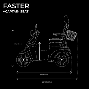Veleco FASTER, Elektromobil mit Kapitnssitz
