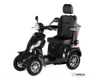 Veleco FASTER Elektromobil mit Kapitnssitz, Schwarz