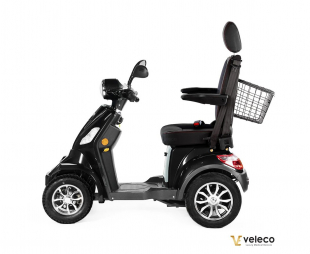 Veleco FASTER Elektromobil mit Kapitnssitz, Schwarz