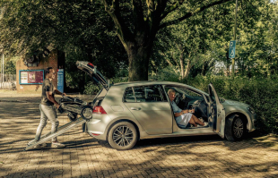 Volksrolli faltbare Elektrorollstuhl Reise Rollstuhl, 6Km