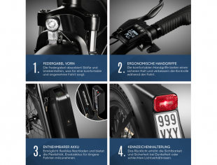 Viron E-Scooter XI-1200-S mit ABE Straenzulassung, 20Ah Elektroroller